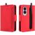 Чехол-книжка с карманами Deexe Wallet Stand (Pencil Slot) для Samsung Galaxy Fold 8 - Red