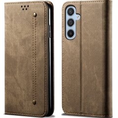 Чехол-книжка UniCase Jeans Wallet для Samsung Galaxy S24 FE (S721) - Khaki