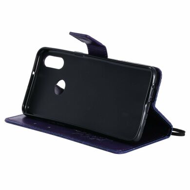 Чехол-книжка UniCase SunFlower Pattern для Samsung Galaxy A10s (A107) - Purple