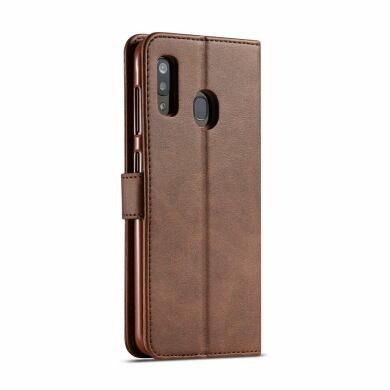 Чохол LC.IMEEKE Wallet Case для Samsung Galaxy A40 (А405), Coffee