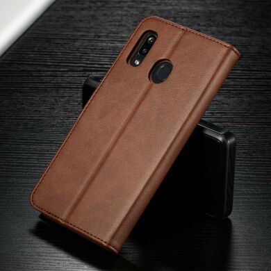 Чохол LC.IMEEKE Wallet Case для Samsung Galaxy A40 (А405), Coffee