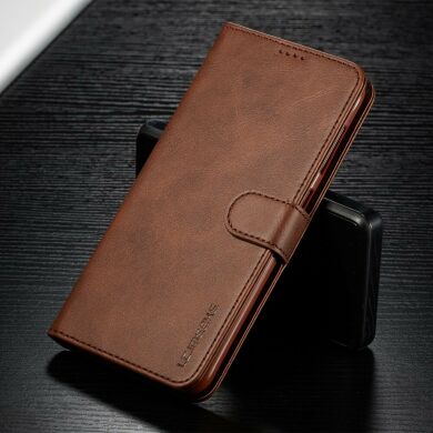 Чохол LC.IMEEKE Wallet Case для Samsung Galaxy A40 (А405), Coffee