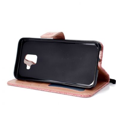 Чехол UniCase Leaf Wallet для Samsung Galaxy A6 2018 (A600) - Pink