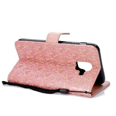 Чехол UniCase Leaf Wallet для Samsung Galaxy A6 2018 (A600) - Pink