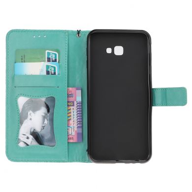 Чехол UniCase Leaf Wallet для Samsung Galaxy J4+ (J415) - Cyan