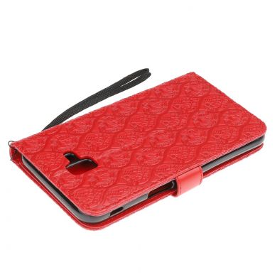 Чехол UniCase Leaf Wallet для Samsung Galaxy J6+ (J610) - Red