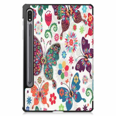 Чохол UniCase Life Style для Samsung Galaxy Tab S7 (T870/875) / S8 (T700/706) - Butterflies and Flowers
