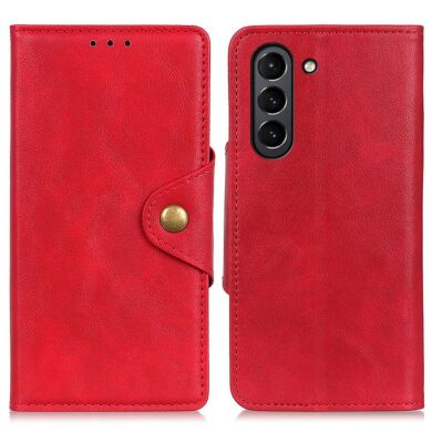 Чохол UniCase Vintage Wallet для Samsung Galaxy S21 FE (G990) - Red