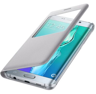 Чохол S View Cover для Samsung Galaxy S6 edge+ (EF-CG928PBEGRU) - Silver