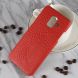 Пластиковый чехол Deexe Croco Style для Samsung Galaxy A6 2018 (A600) - Red. Фото 4 из 4