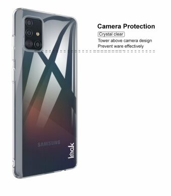 Пластиковый чехол IMAK Crystal II Pro для Samsung Galaxy A71 (A715) - Transparent