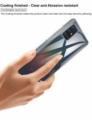 Пластиковый чехол IMAK Crystal II Pro для Samsung Galaxy A71 (A715) - Transparent
