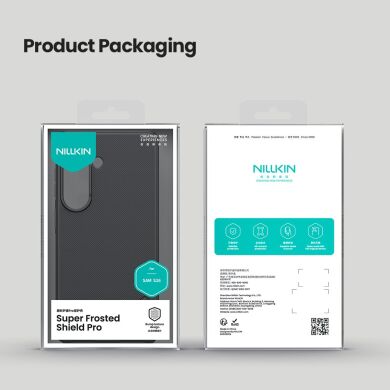 Пластиковий чохол NILLKIN Frosted Shield Pro для Samsung Galaxy S26 - Black