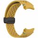 Ремешок Deexe Astra Strap для Samsung Galaxy Watch 4 / 4 Classic / 5 / 5 Pro / 6 / 6 Classic / 7 / FE - Yellow. Фото 3 из 7