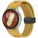 Ремешок Deexe Astra Strap для Samsung Galaxy Watch 4 / 4 Classic / 5 / 5 Pro / 6 / 6 Classic / 7 / FE - Yellow. Фото 2 из 7