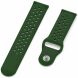 Ремешок Deexe Dot Style для часов с шириной крепления 20мм - Green. Фото 4 из 4