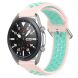 Ремінець Deexe Dual Color для Samsung Galaxy Watch 3 (41mm) - Light Pink / Cyan