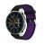 Ремешок Deexe Dual Color для Samsung Galaxy Watch 46mm / Watch 3 45mm / Gear S3 - Black / Purple