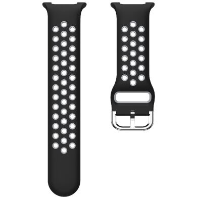 Ремешок Deexe Dual Color для Samsung Galaxy Watch 8 (40/44mm) / 8 Classic - Black / Grey