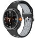 Ремешок Deexe Dual Color для Samsung Galaxy Watch 8 (40/44mm) / 8 Classic - Black / Grey. Фото 2 из 6