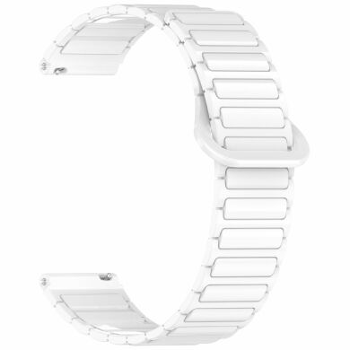 Ремешок Deexe Flexible Fit для часов с шириной крепления 20 мм - White
