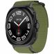 Ремешок Deexe Magic Tape для Samsung Galaxy Watch Ultra (47mm) - Army Green. Фото 3 из 4