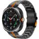 Ремешок Deexe Metal Strap для Samsung Galaxy Watch 8 (40/44mm) - Black / Orange. Фото 2 из 6