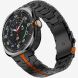 Ремешок Deexe Metal Strap для Samsung Galaxy Watch 8 (40/44mm) - Black / Orange. Фото 3 из 6