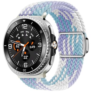 Ремешок Deexe Nylon Bracelet для Samsung Galaxy Watch 8 (40/44mm) / 8 Classic - Violet