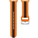Ремешок Deexe Sport Strap для Samsung Galaxy Watch 8 (40/44mm) / 8 Classic - Orange / Black. Фото 5 из 6