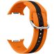 Ремешок Deexe Sport Strap для Samsung Galaxy Watch 8 (40/44mm) / 8 Classic - Orange / Black. Фото 3 из 6