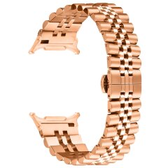Ремешок Deexe Stainless Steel QuickFit для Samsung Galaxy Watch Ultra (2025) - Rose Gold