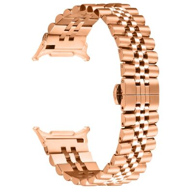 Ремінець Deexe Stainless Steel QuickFit для Samsung Galaxy Watch Ultra (2025) - Rose Gold