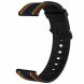Ремешок Deexe Twill Color Strap для часов с шириной крепления 22мм - Black / Colorful. Фото 4 из 4