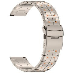 Ремінець для годинника UniCase Titan Pro для годинників з шириною кріплення 22мм - Titanium / Orange