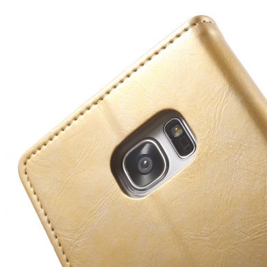 Чохол MERCURY Classic Flip для Samsung Galaxy S7 edge (G935), Золотий