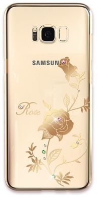 Пластиковый чехол KINGXBAR Diamond Series для Samsung Galaxy S8 (G950) - Rose Pattern