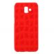 Силиконовый чехол Deexe 3D Diamond Texture для Samsung Galaxy J6+ (J610) - Red. Фото 1 из 3