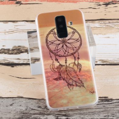 Силиконовый (TPU) чехол Deexe Life Style для Samsung Galaxy A6+ 2018 (A605) - Dream Catcher