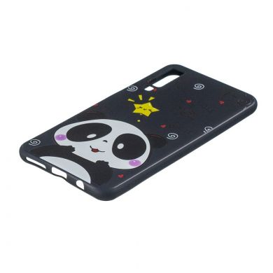 Силиконовый (TPU) чехол Deexe Life Style для Samsung Galaxy A7 2018 (A750) - Cute Panda