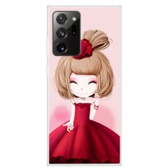 Силіконовий (TPU) чохол Deexe Life Style для Samsung Galaxy Note 20 Ultra (N985) - Girl