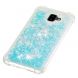 Силіконовий (TPU) чохол Deexe Liquid Glitter для Samsung Galaxy J6+ (J610), Cyan