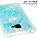 Силіконовий (TPU) чохол Deexe Liquid Glitter для Samsung Galaxy J6+ (J610), Cyan