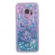 Силиконовый (TPU) чехол Deexe Liquid Glitter для Samsung Galaxy S9 (G960) - Butterfly Pattern. Фото 1 из 4