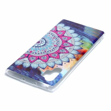 Силіконовий (TPU) чохол Deexe LumiCase для Samsung Galaxy Note 10+ (N975) - Flower Luminous TPU