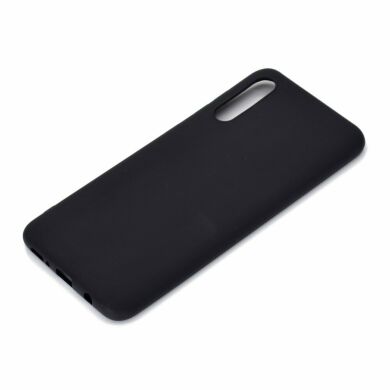 Силіконовий (TPU) чохол Deexe Matte Case для Samsung Galaxy A50 (A505) - Black