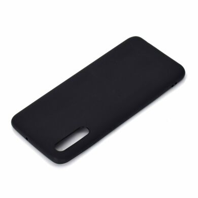 Силіконовий (TPU) чохол Deexe Matte Case для Samsung Galaxy A50 (A505) - Black