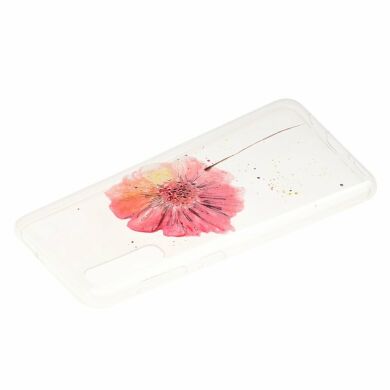 Силіконовий (TPU) чохол Deexe Pretty Glossy для Samsung Galaxy A50 (A505) - Beautiful Flower