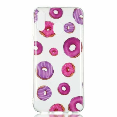Силіконовий (TPU) чохол Deexe Pretty Glossy для Samsung Galaxy M20 (M205) - Doughnuts