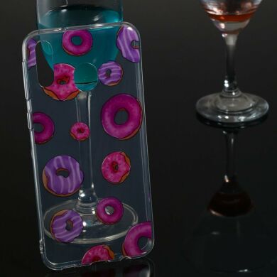 Силіконовий (TPU) чохол Deexe Pretty Glossy для Samsung Galaxy M20 (M205) - Doughnuts
